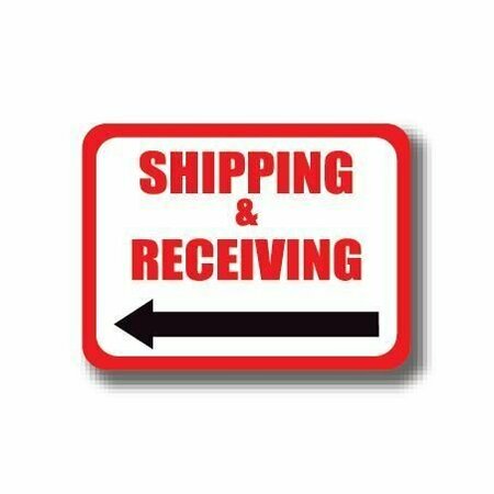ERGOMAT 30in x 21in RECTANGLE SIGNS - Shipping & Receiving Left Arrow DSV-SIGN 630 #0343L -UEN